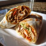 Thai Peanut Chicken Wraps