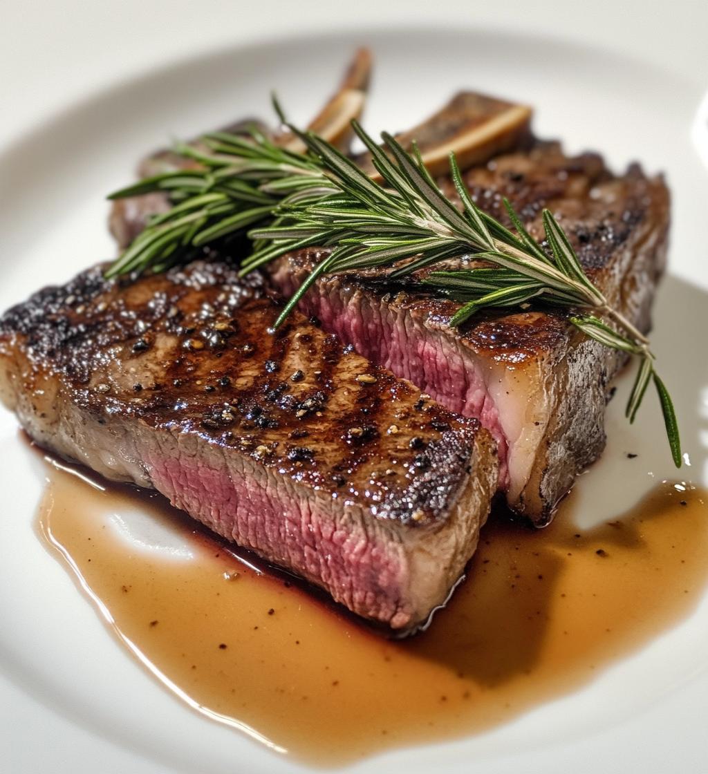 Tomahawk Steak mit Rosmarin