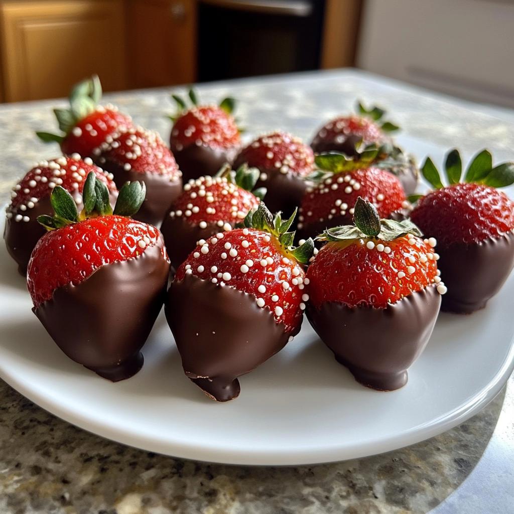 Valentine’s Day Chocolate Strawberries
