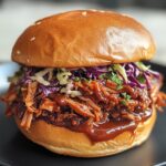 White Chocolate Raspberry Cheesecake BallBBQ Jackfruit Sandwich
