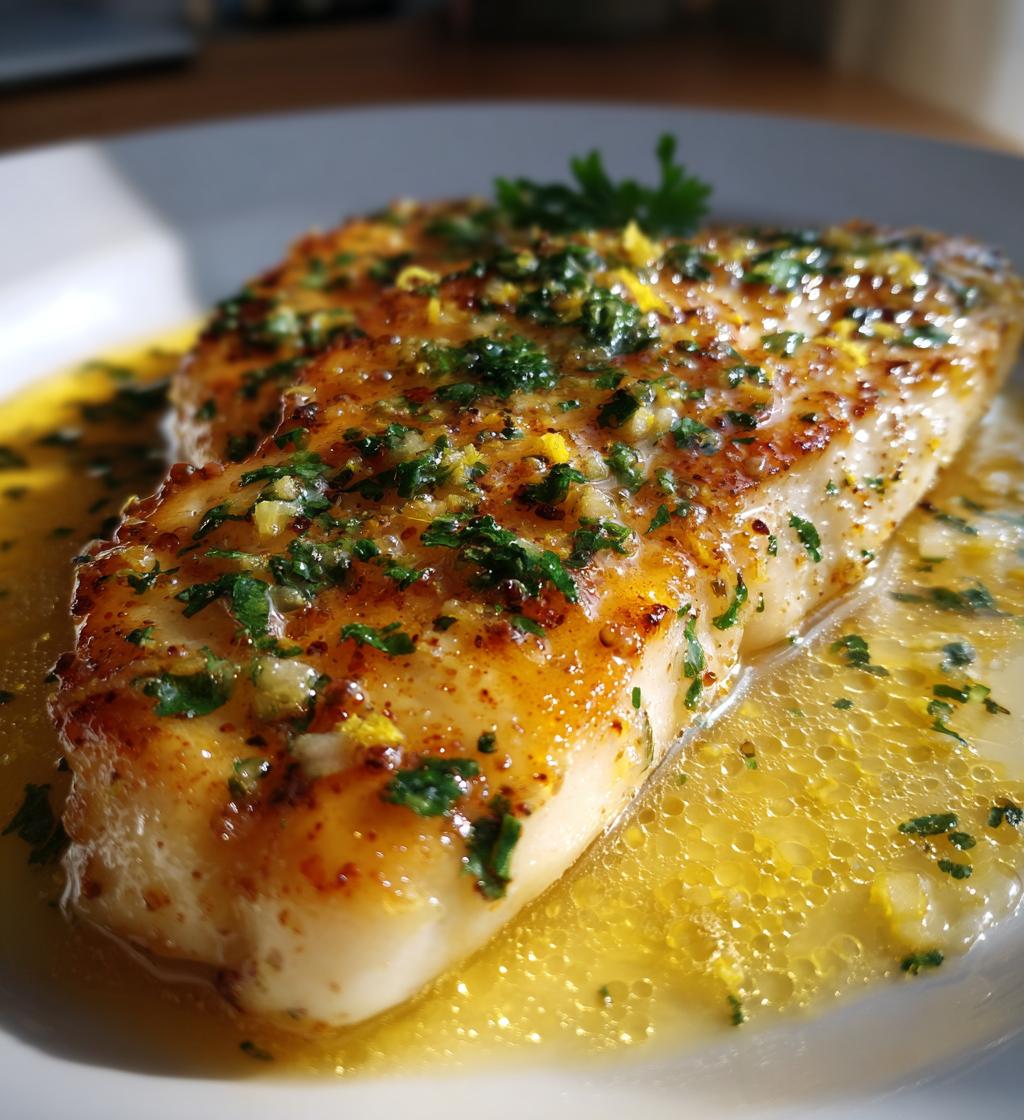 Zesty Lemon Butter Fish Fillet