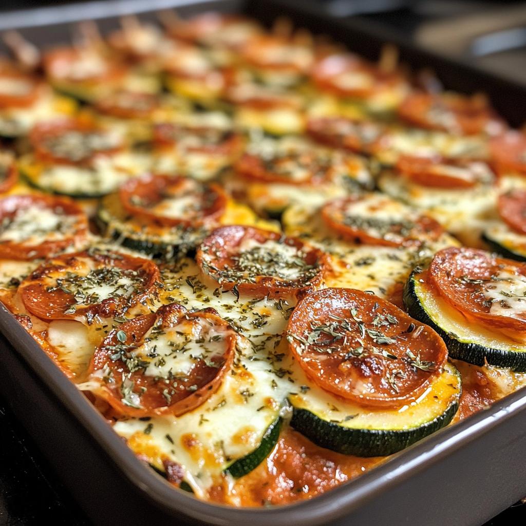 Zucchini Pizza Casserole