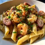 cajun shrimp and sausage pasta recipe