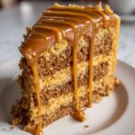 gooey coffee caramel cake