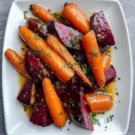 roasted beets carrots maple vinaigrette