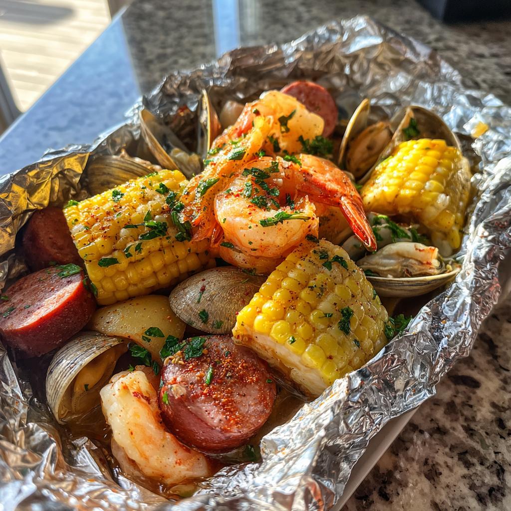 summer seafood boil packets recipe