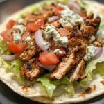 20-Minute Chicken Gyros with Homemade Tzatziki Sauce
