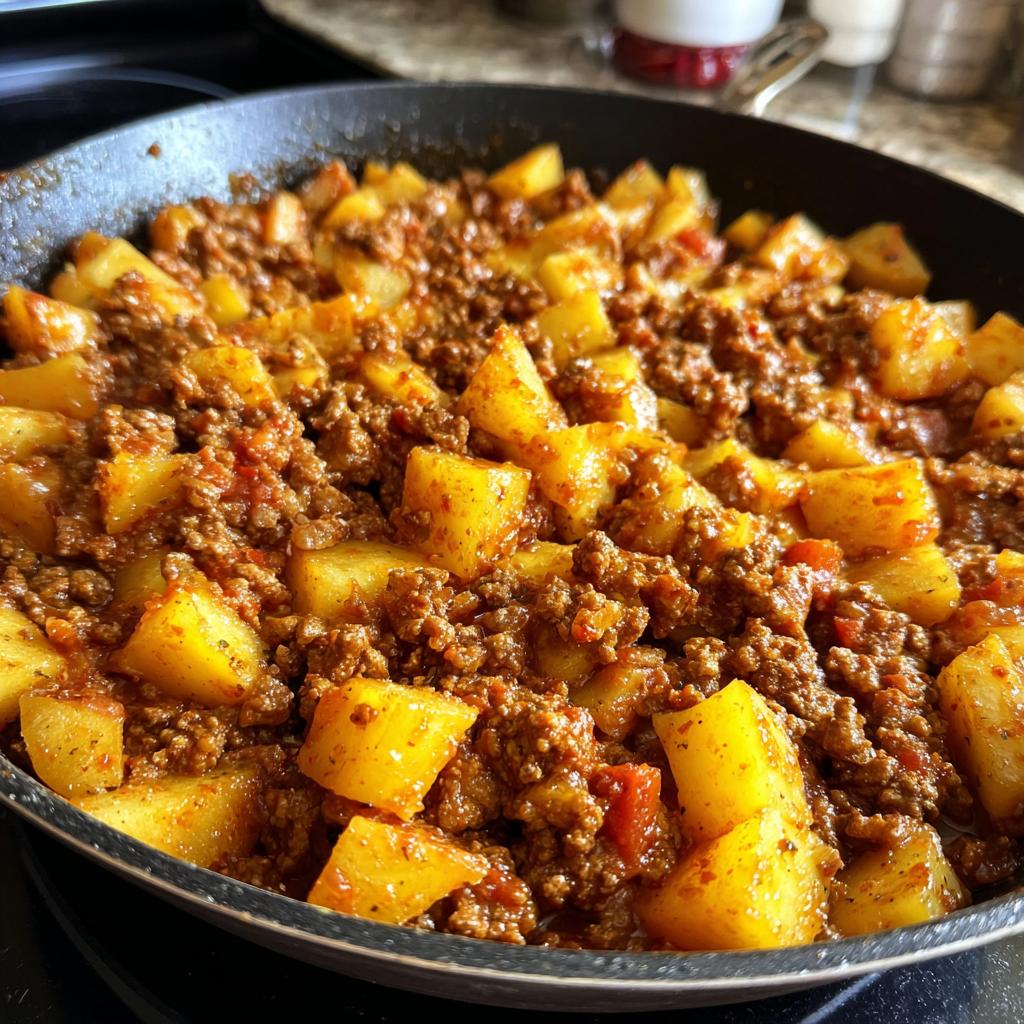 35-Minute Sloppy Joe Potato Skillet - Easy One-Pan Dinner