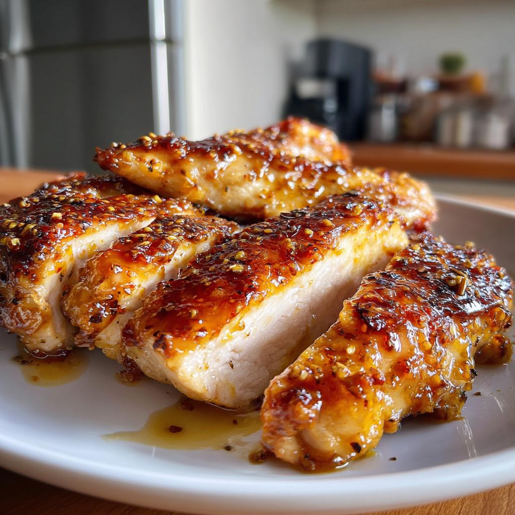 Air Fryer Honey Mustard Chicken Breast