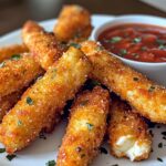 Air Fryer Mozzarella Sticks