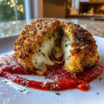Air Fryer Mozzarella-Stuffed Chicken Parmesan