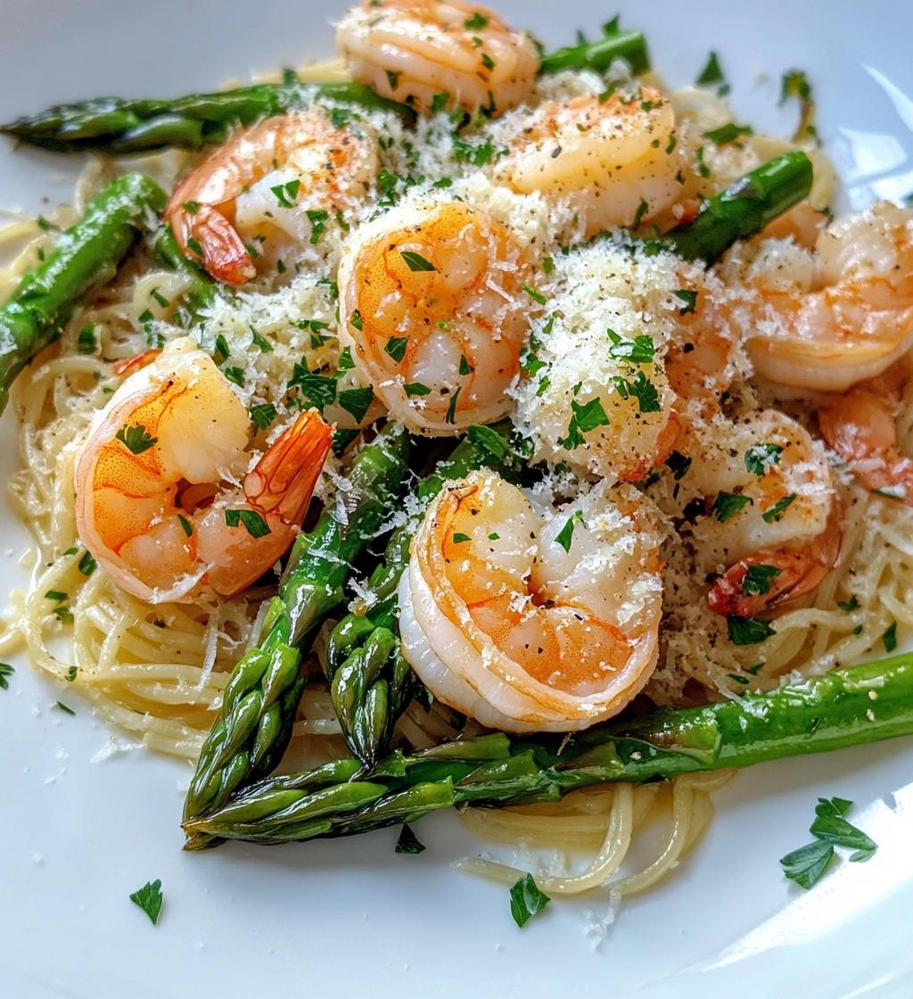 Asparagus & Shrimp with Angel Hair is a perfect example of how simple ingredients can come together!