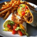 BEST RECIPE for Cheesy Beef Burritos With Fries