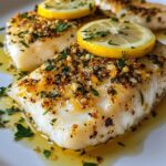 Baked Cod with Lemon and Garlic