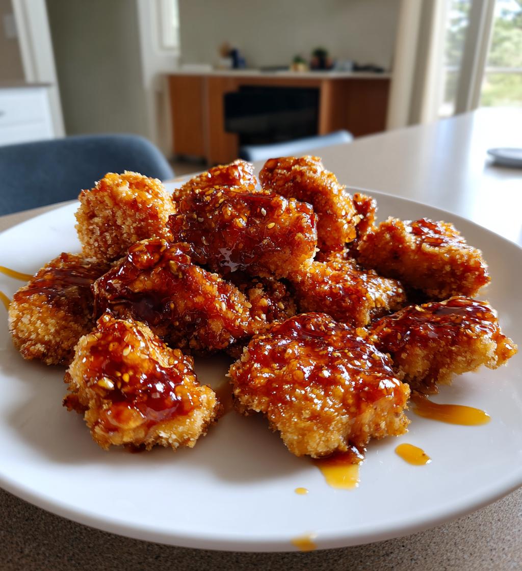 Baked Crunchy Hot Honey Chicken