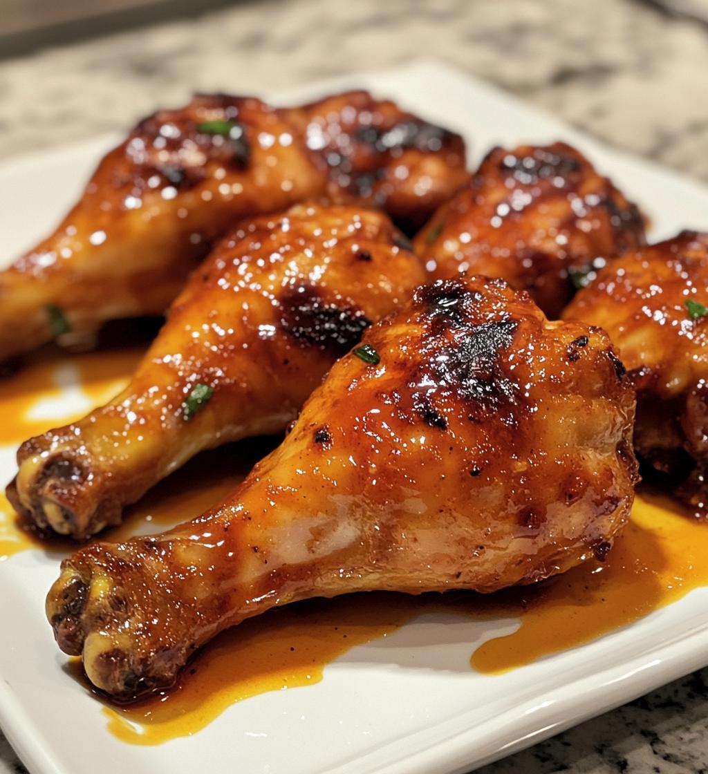 Baked Orange Chicken Legs