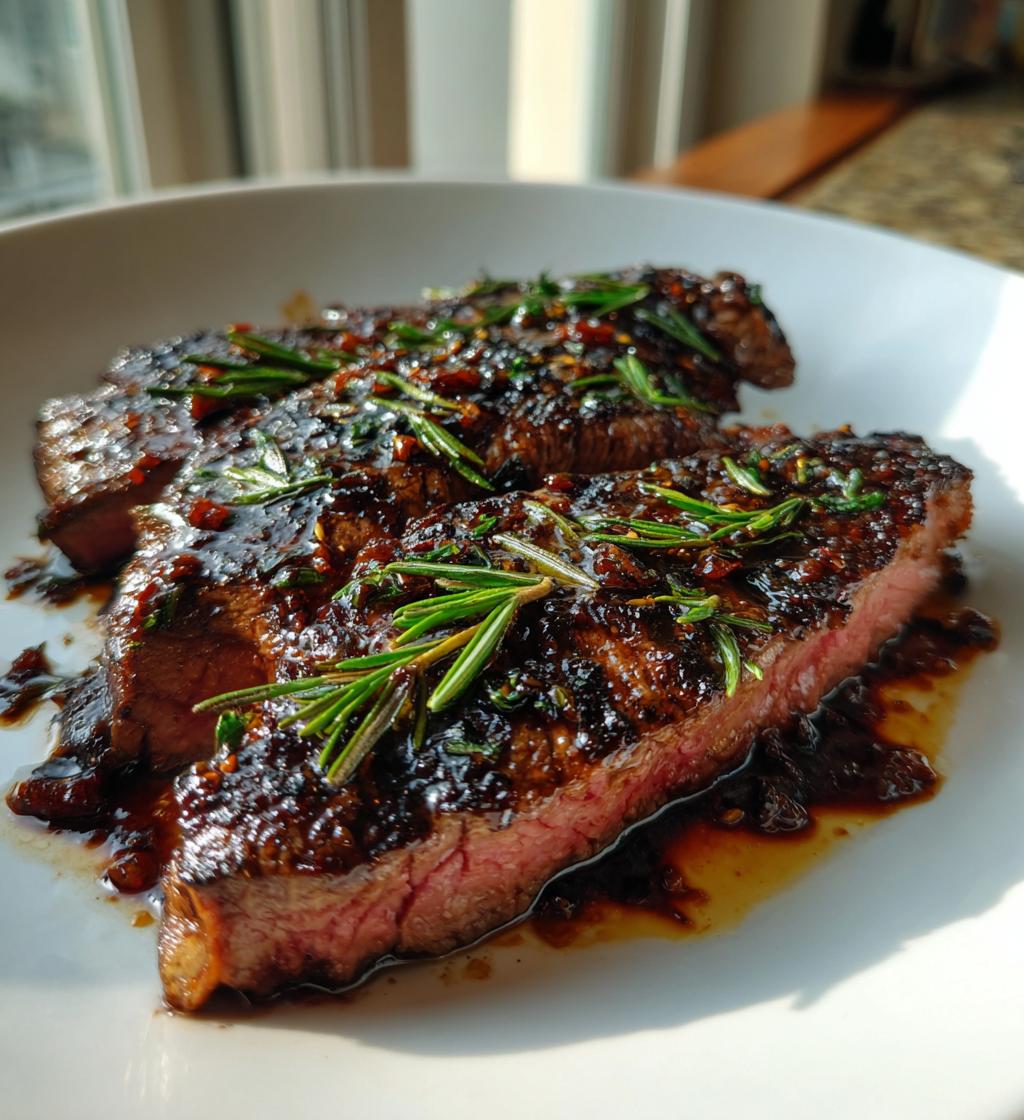Balsamic Glazed Steak