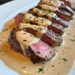 Beef Fillet with Garlic-Dijon Cream Sauce