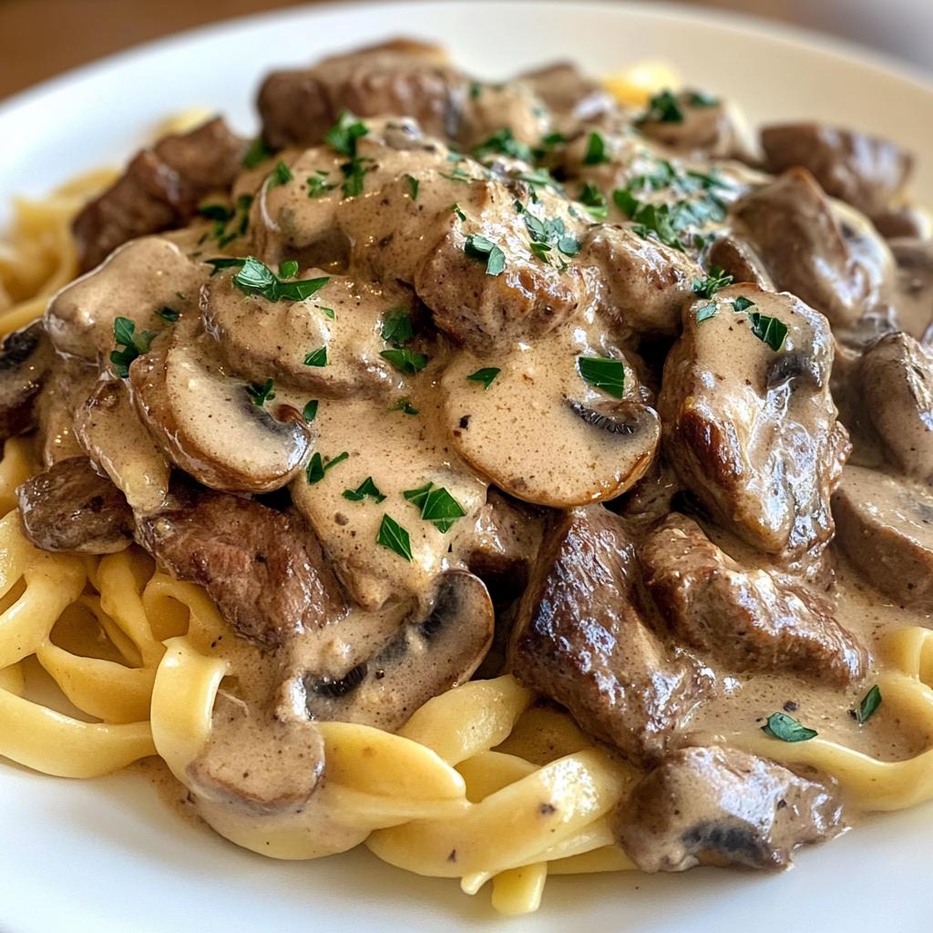 Beef Stroganoff Pasta