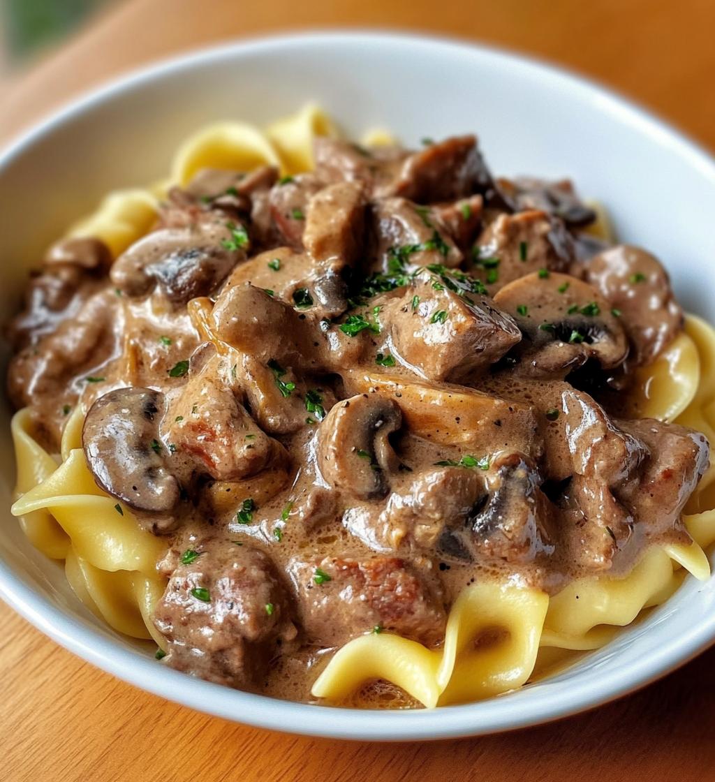 Beef Stroganoff