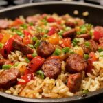 Cajun Sausage and Rice Skillet (Quick, Flavorful & Easy)