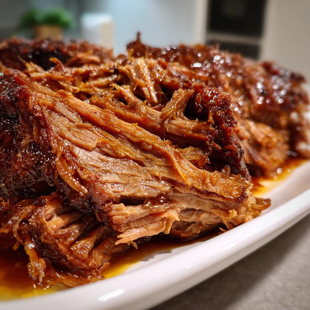 Caramelized Pulled Beef Brisket