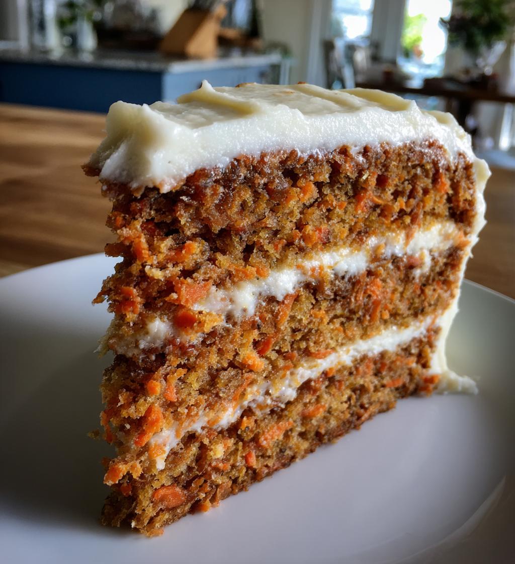Carrot Cake with Cream Cheese Frosting,