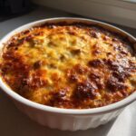 Cheesy Ground Beef Rice Casserole Recipe: Easy Family Meal (PDF Download)