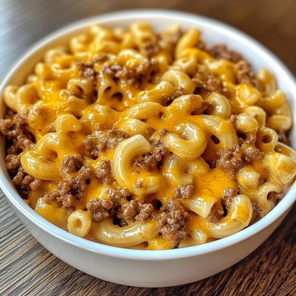Cheesy Homemade Hamburger Helper