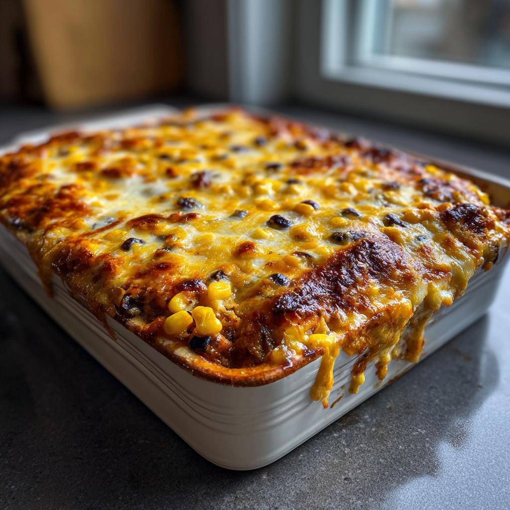 Chicken Burrito Casserole