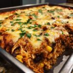 Chicken Enchilada Rice Casserole (35 minutes)