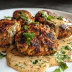 Chicken Kofta with Garlic Sauce