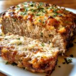 Chicken Meatloaf: Garlic Parmesan Flavor