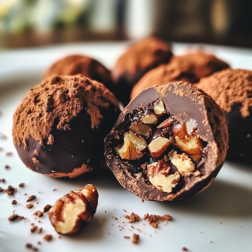 Chocolate Pecan Caramel Truffles Recipe