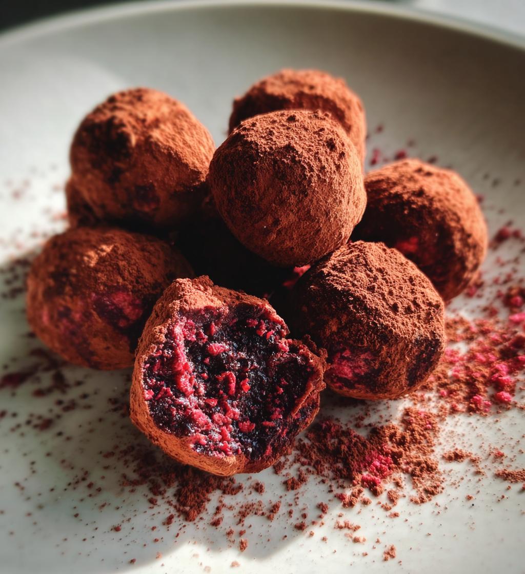 Chocolate Raspberry Truffles