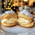 Christmas Tree Cream Puffs