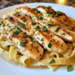 Creamy Garlic Parmesan Chicken Scampi