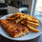 Crispy Breaded Fish with Fries