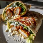 Crispy Chicken Caesar Wraps
