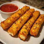 Crispy Mozzarella Sticks in Air Fryer