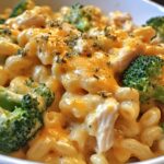 Crockpot Chicken and Broccoli Mac and Cheese