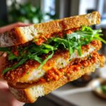 Crunchy Chicken Romesco Sandwich