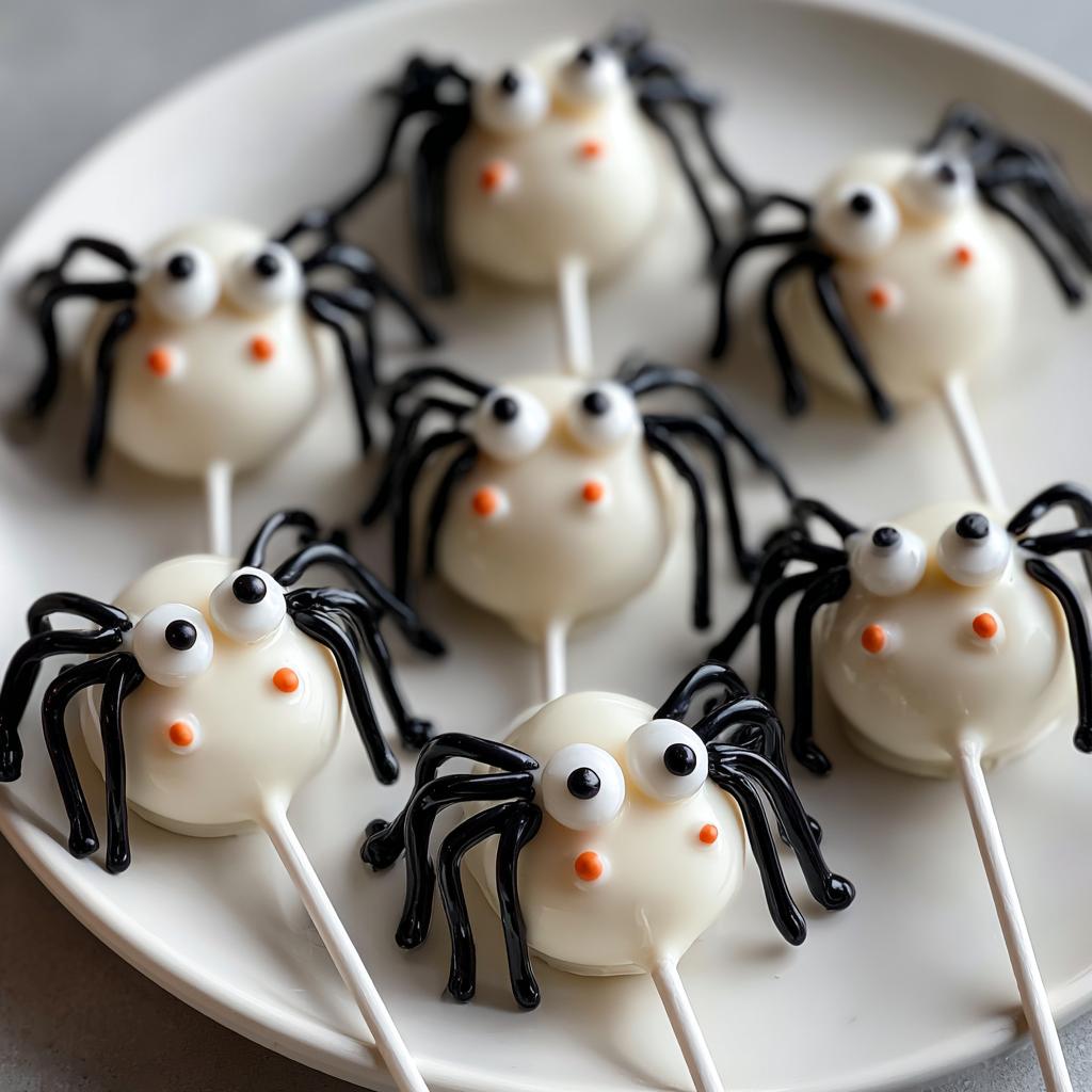 Cute Spooky Spider Lollipops – A Fun and Easy Halloween Treat for Kids