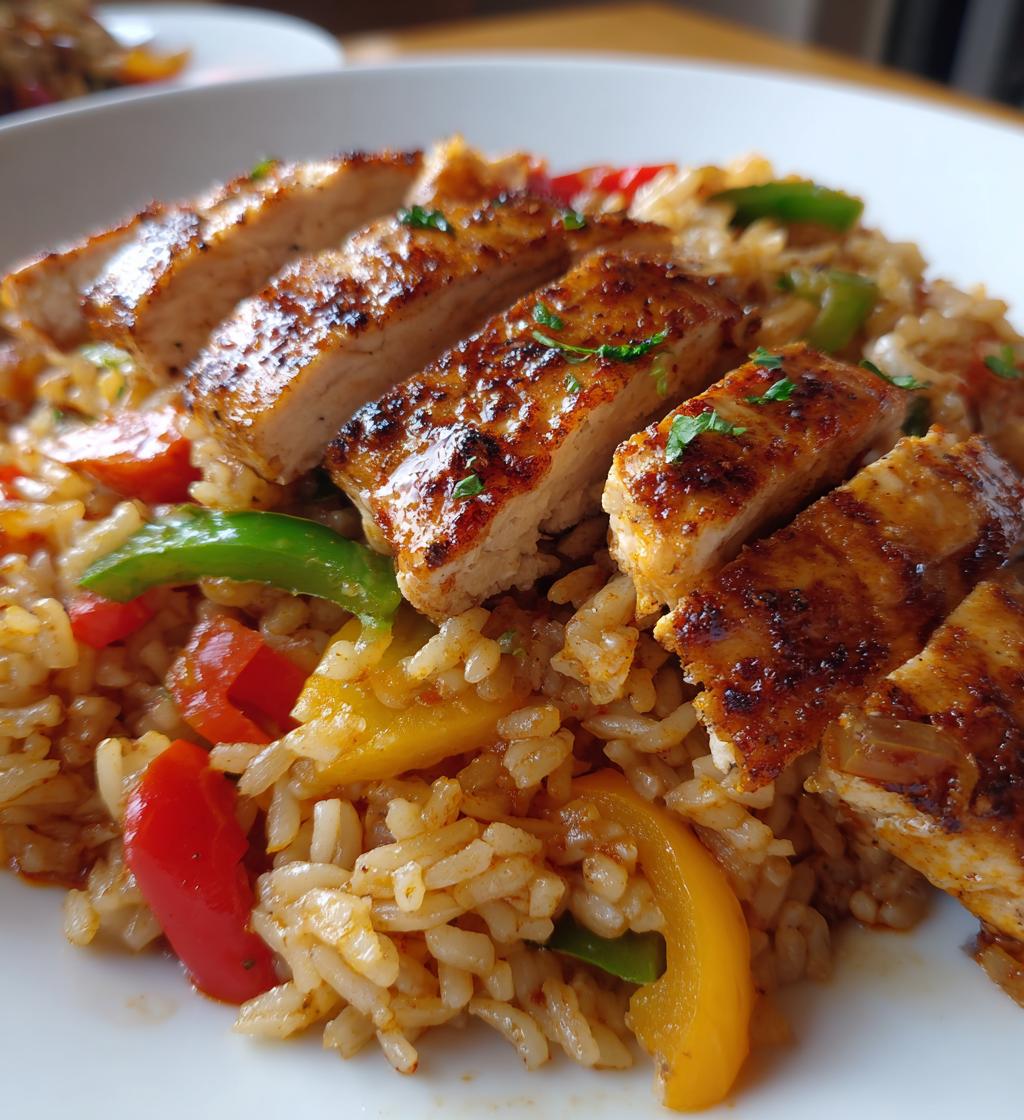 Easy Cajun Chicken and Rice Recipe (40-Minutes)