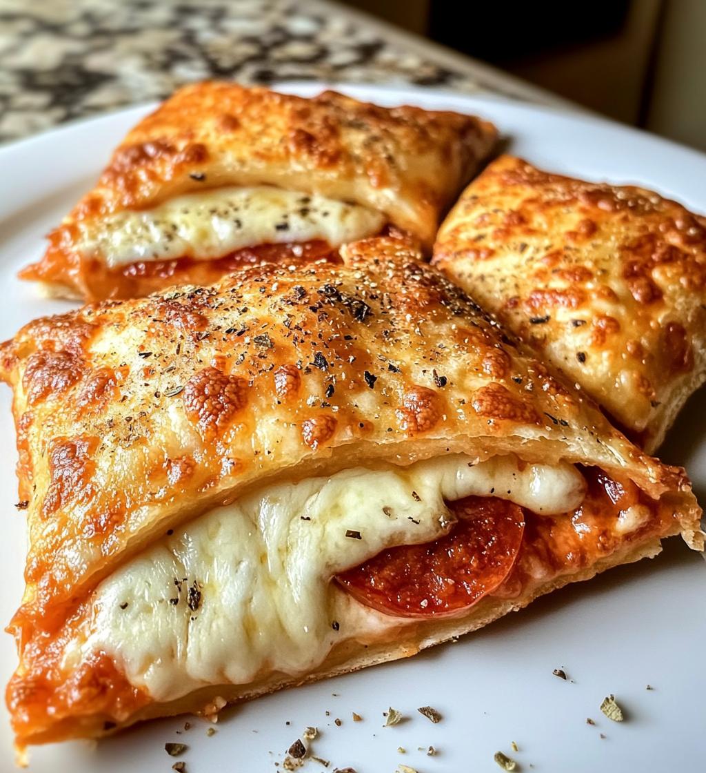 Easy Cheesy Pizza Pockets Recipe