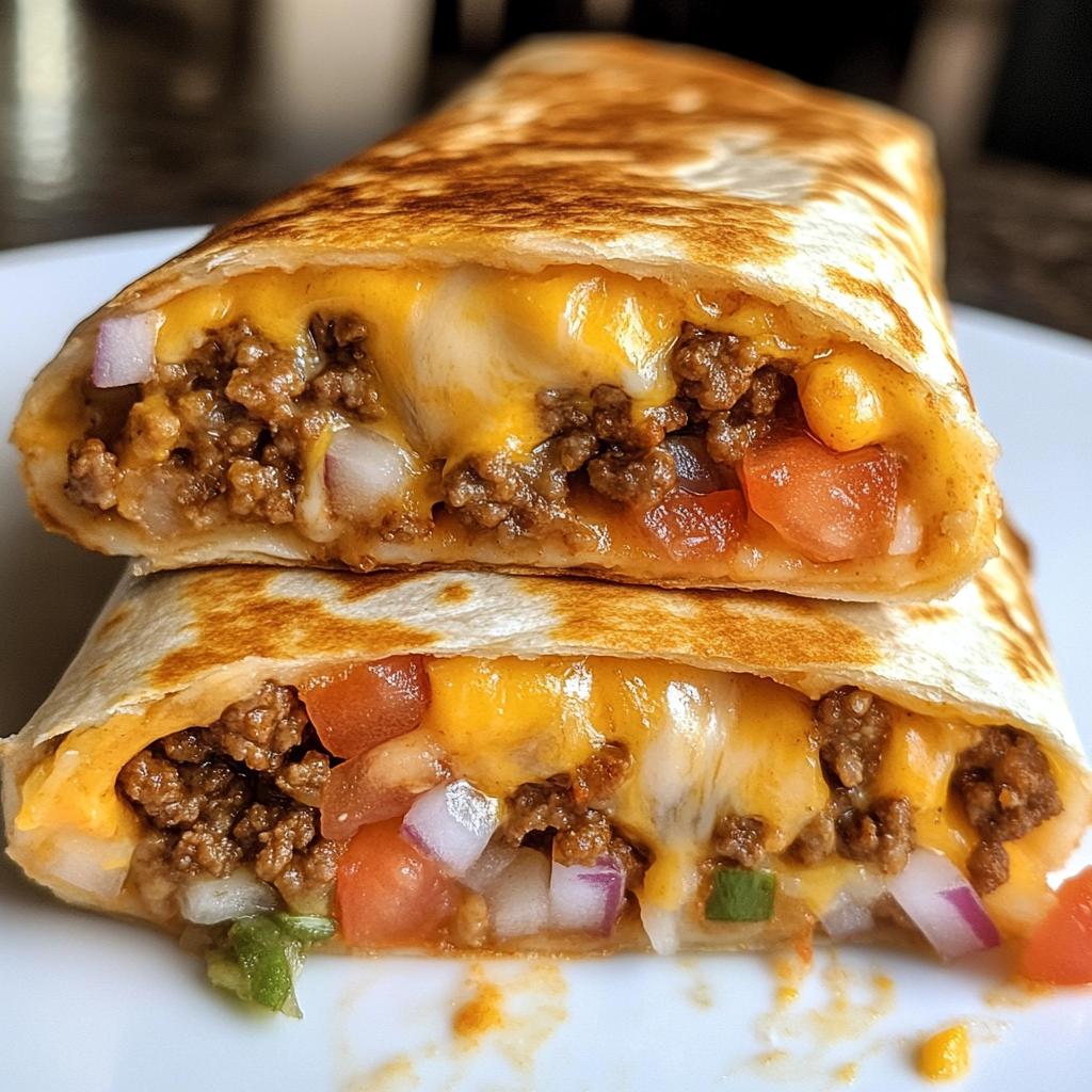 Easy Grilled Cheese Burrito Copycat Recipe