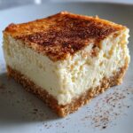 Eggnog Cheesecake Bars