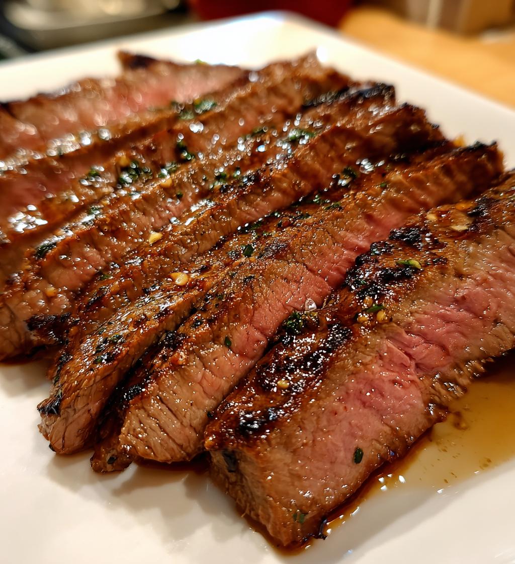 Flank Steak with Soy Marinade