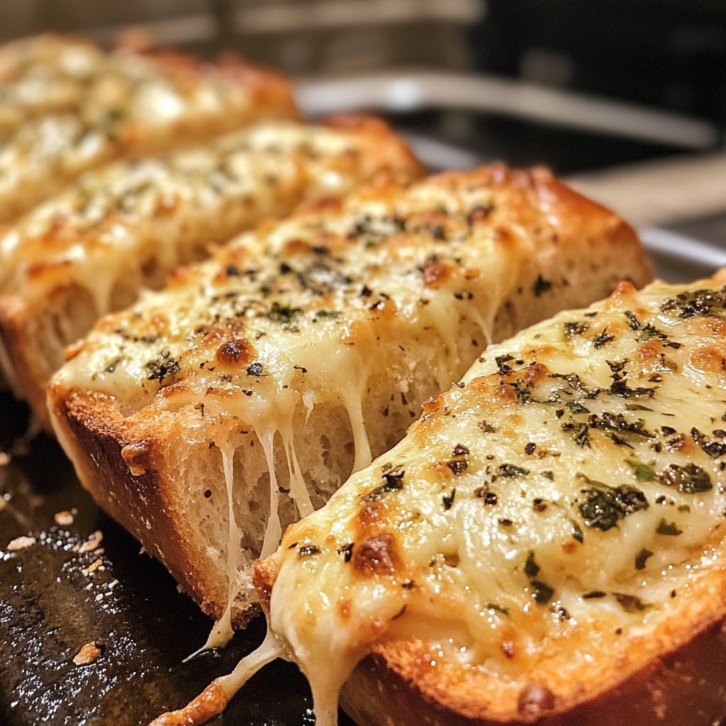 Garlic Herb and Cheese Bread | Easy Baking Recipe