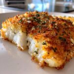 Garlic Parmesan Crusted Halibut
